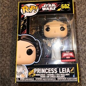 Funko Pop Princess Leia Black and White Figure
